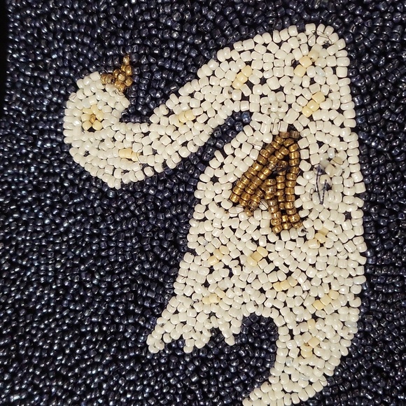 (NOTE), WILL BE GONE SOON)! NWT, "Beaded swan clutch" - Picture 14 of 16